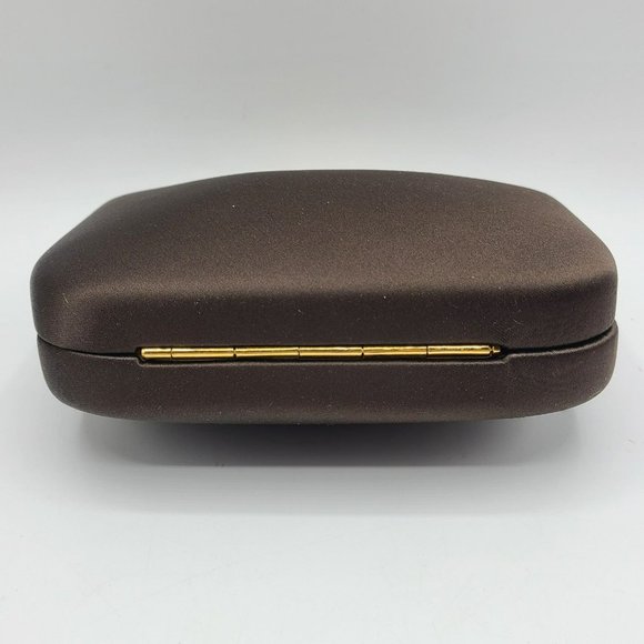 RODO Swarovski Italy Satin Handbag Clutch Purse Shoulder Evening Bag - Picture 8 of 12